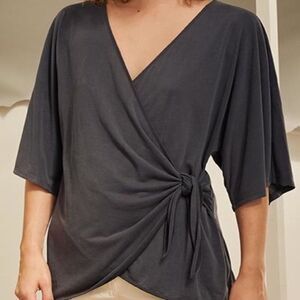 Charli's Brielle top in charcoal size 4